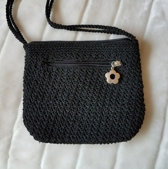 Crochet shoulder bag black - Picture 3 of 3